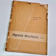Libros de segunda mano: LIBRO, CATALOGO O GUIA ARISTO MULTILOG - 15 X 21.CM