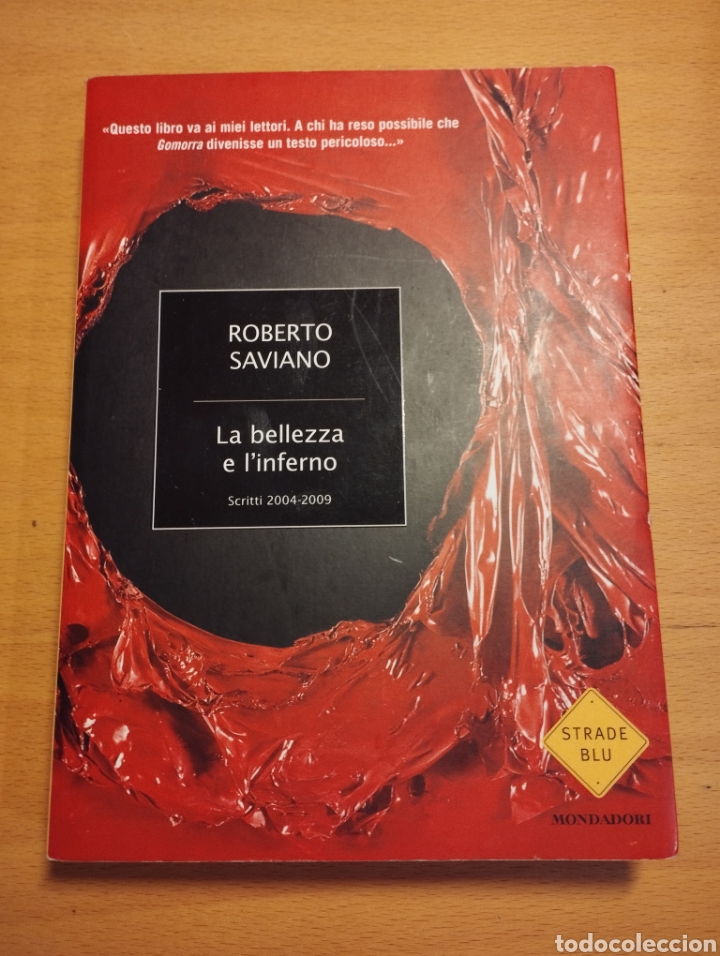 Libros de segunda mano: LA BELLEZZA E LINFERNO (ROBERTO SAVIANO) - Foto 1