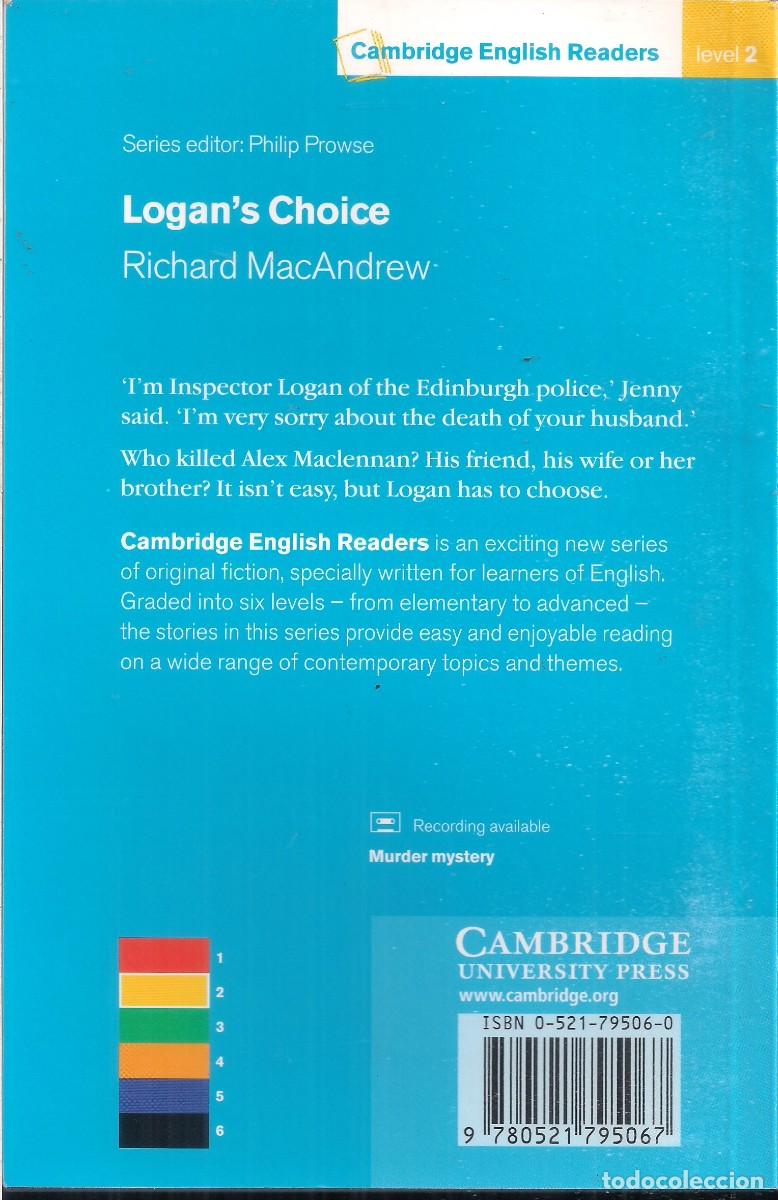 Libros de segunda mano: RICHARD MACANDREW: LOGAN&acute;S CHOICE - Foto 2
