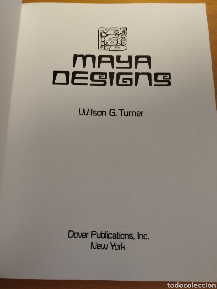 Libros de segunda mano: MAYA DESIGNS (WILSON G. TURNER) - Foto 2