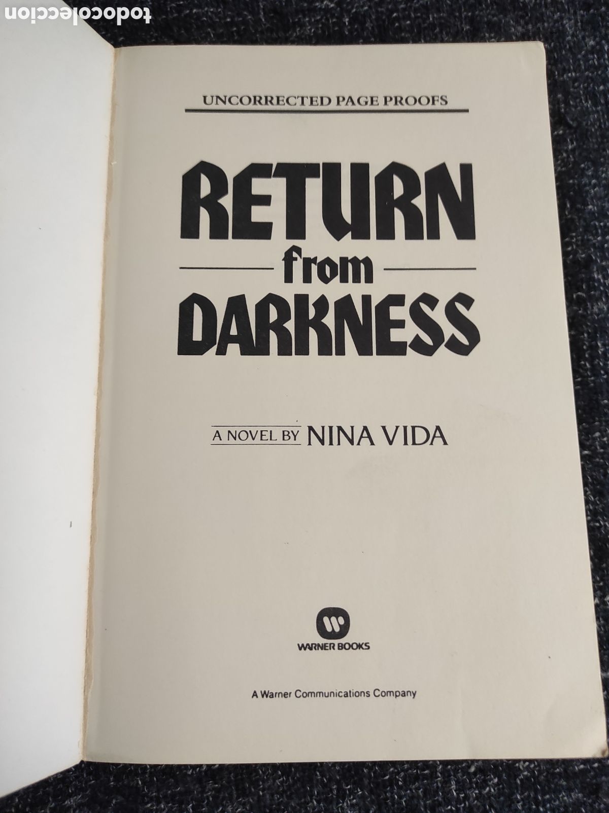 Libros de segunda mano: Return from Darkness / NINA VIDA - EDICION EN INGLES - Foto 2