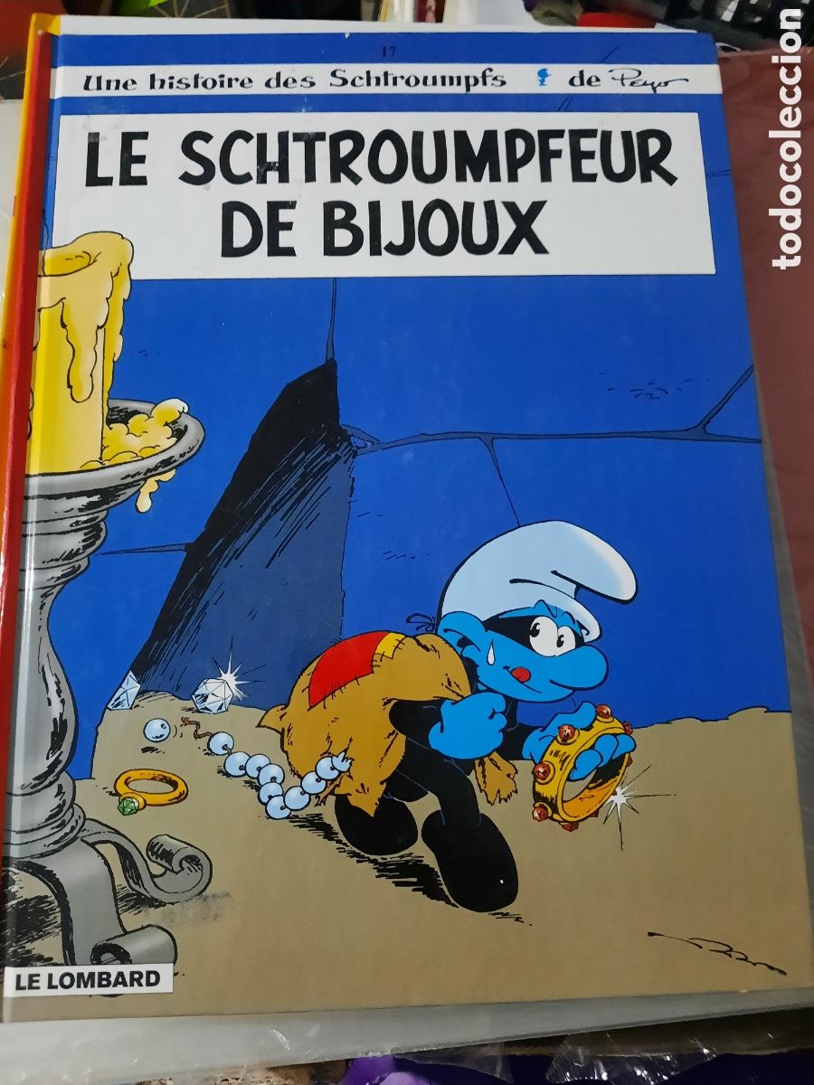 Libros de segunda mano: Los pitufos le schtroumpf de bijoux - Foto 1