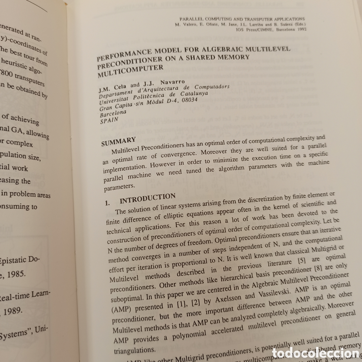 Libros de segunda mano: Parallel Computing and Trasputer Applications Part I y Part II - Foto 3