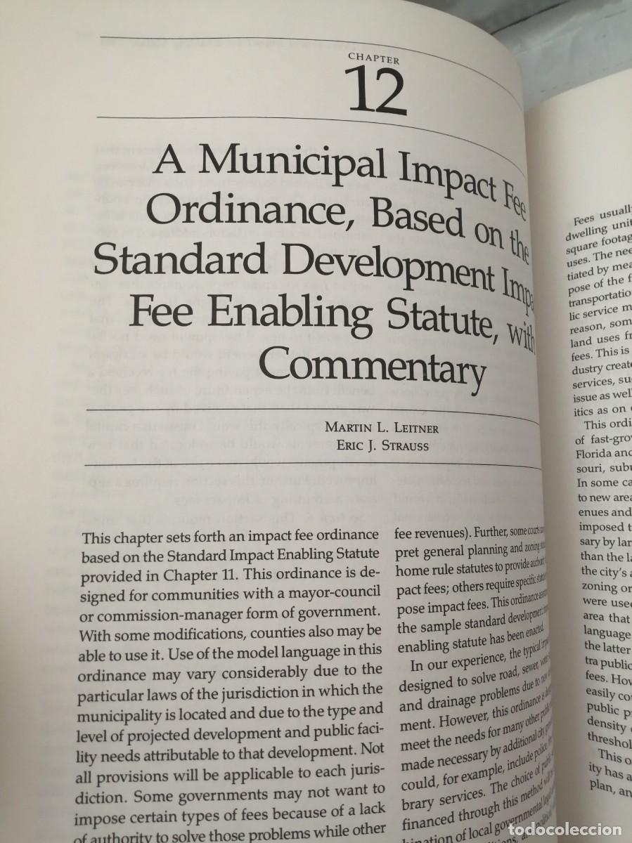 Libros de segunda mano: Development Impact Fees: Policy Rationale, Practice, Theory, and Issues (Hardcover) - Foto 6