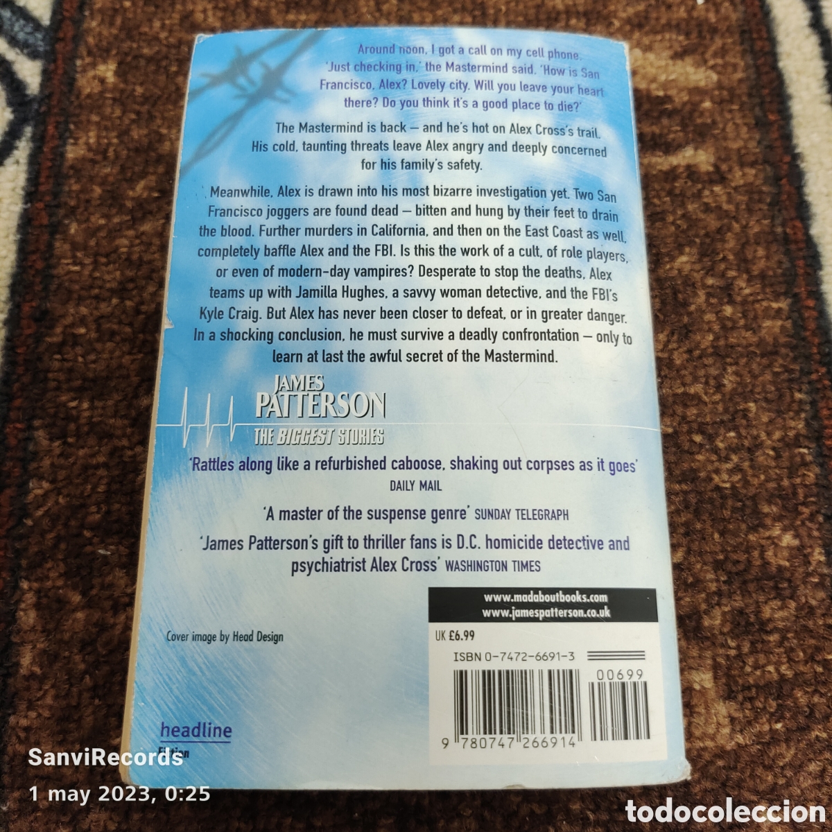 Libros de segunda mano: VIOLETS ARE BLUE (JAMES PATTERSON) - Foto 2