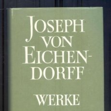 Libros de segunda mano: NUMULITE L0914 JOSEPH VON EICHENDORFF WERKE HANSER