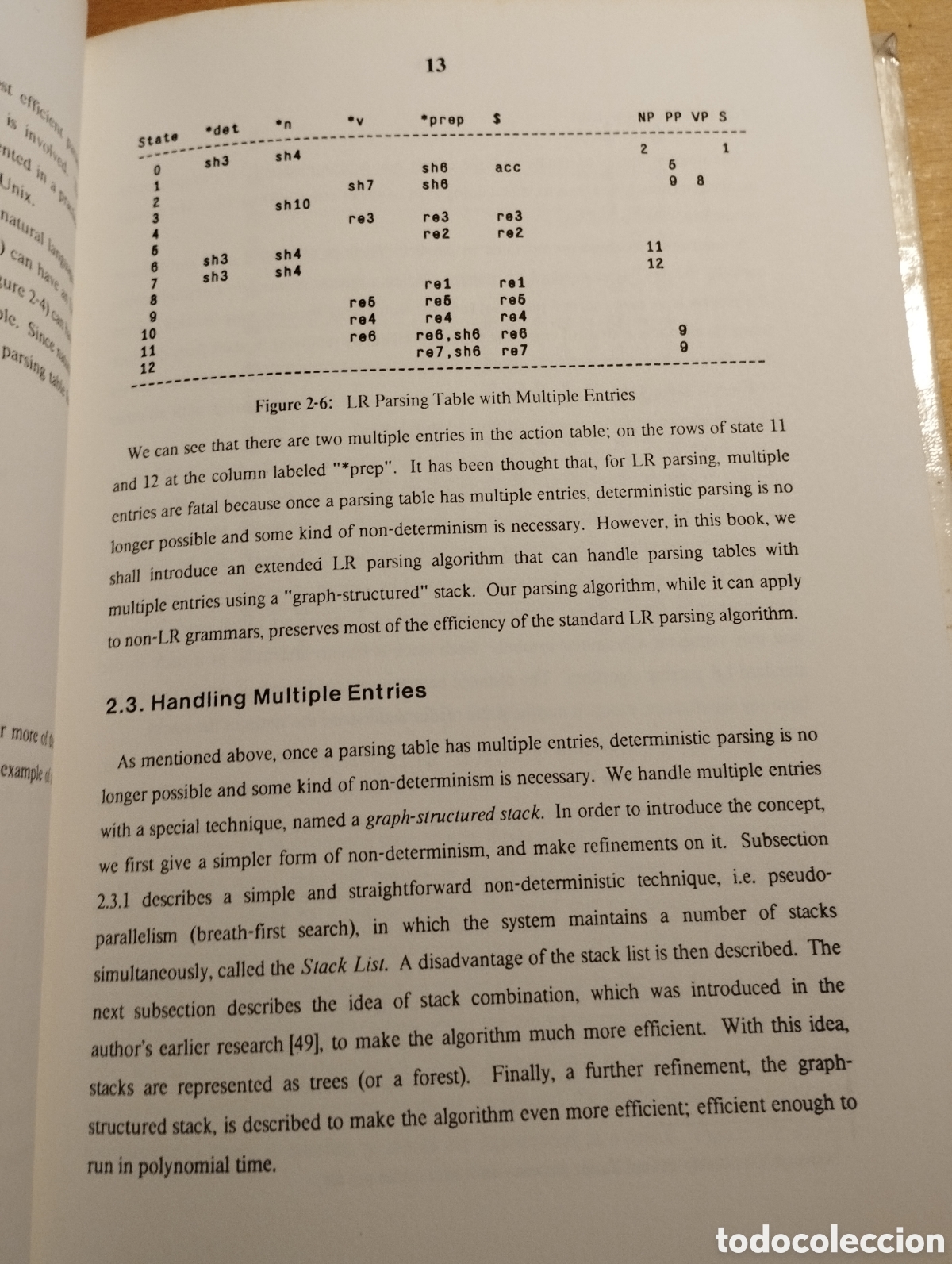 Libros de segunda mano: EFFICIENT PARSING FOR NATURAL LANGUAGE. A FAST ALGORITHM FOR PRACTICAL SYSTEMS (MASARU TOMITA) - Foto 15