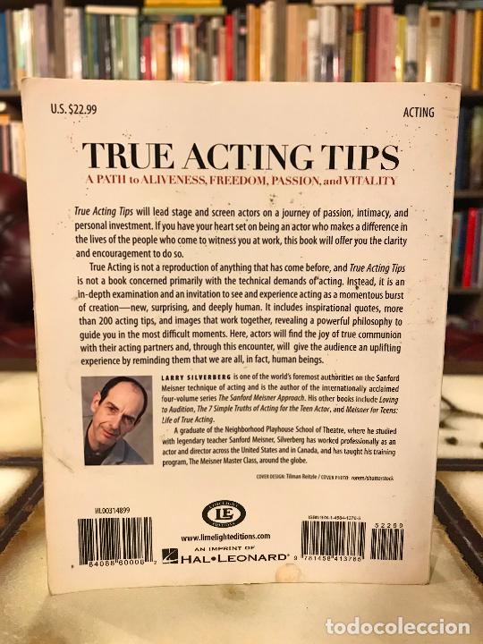 Libros de segunda mano: True Acting Tips. Larry Silverberg. EN INGL&Eacute;S - Foto 2