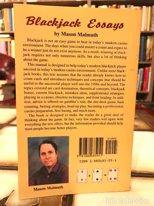 Libros de segunda mano: Blackjack Essays. Mason Malmuth. EN INGL&Eacute;S. - Foto 2