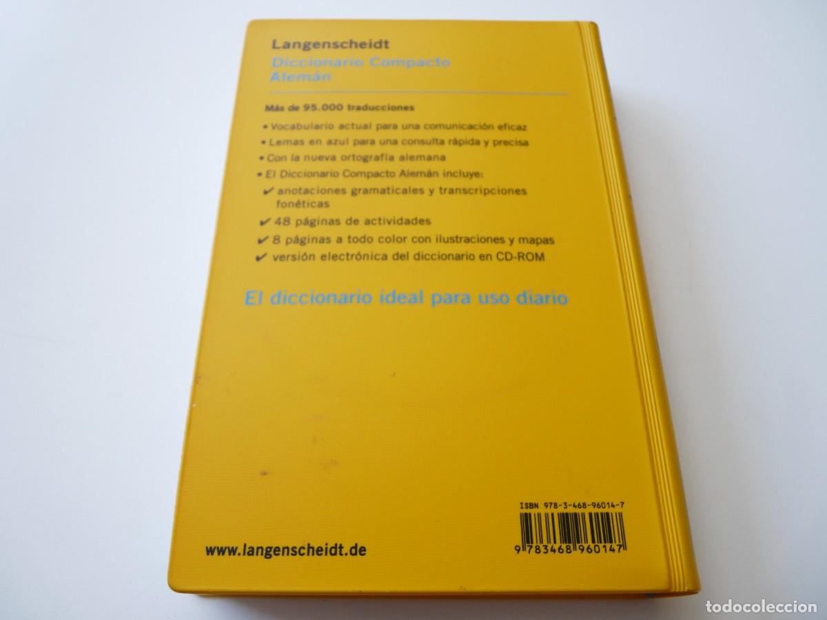Libros de segunda mano: DICCIONARIO COMPACTO ALEMAN LANGENSCHEIDT REF:3-166 - Foto 2