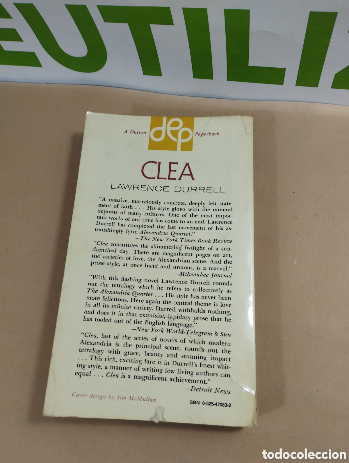 Libros de segunda mano: Clea. Lawrence Durrell. E.P Dutton. - Foto 2