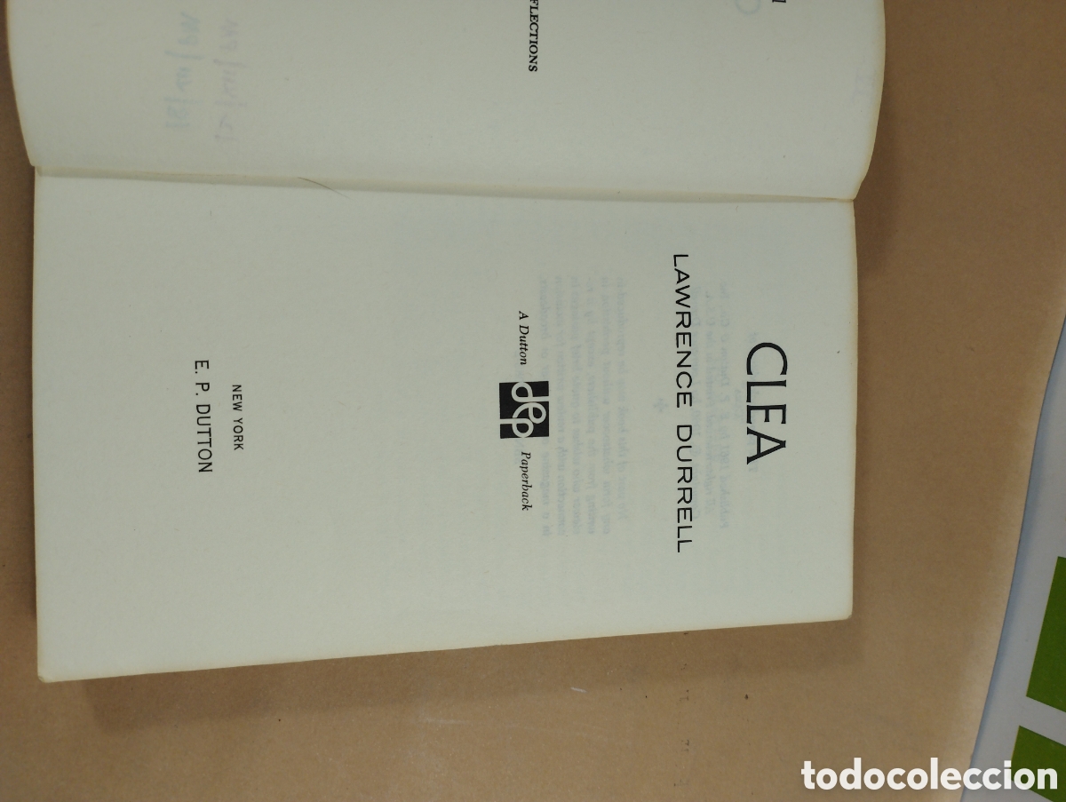 Libros de segunda mano: Clea. Lawrence Durrell. E.P Dutton. - Foto 3