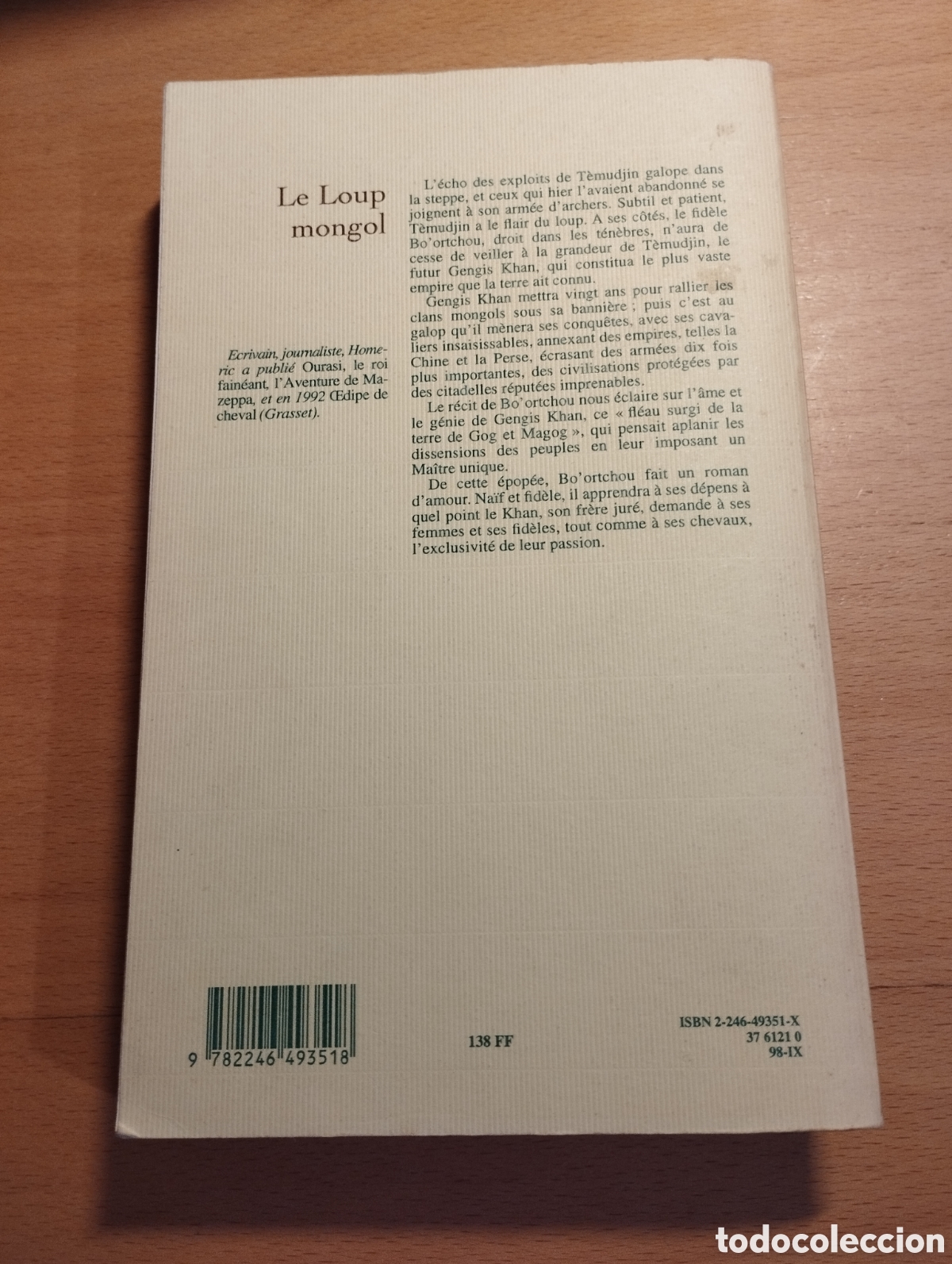 Libros de segunda mano: LE LOUP MONGOL (HOMERIC) - Foto 3