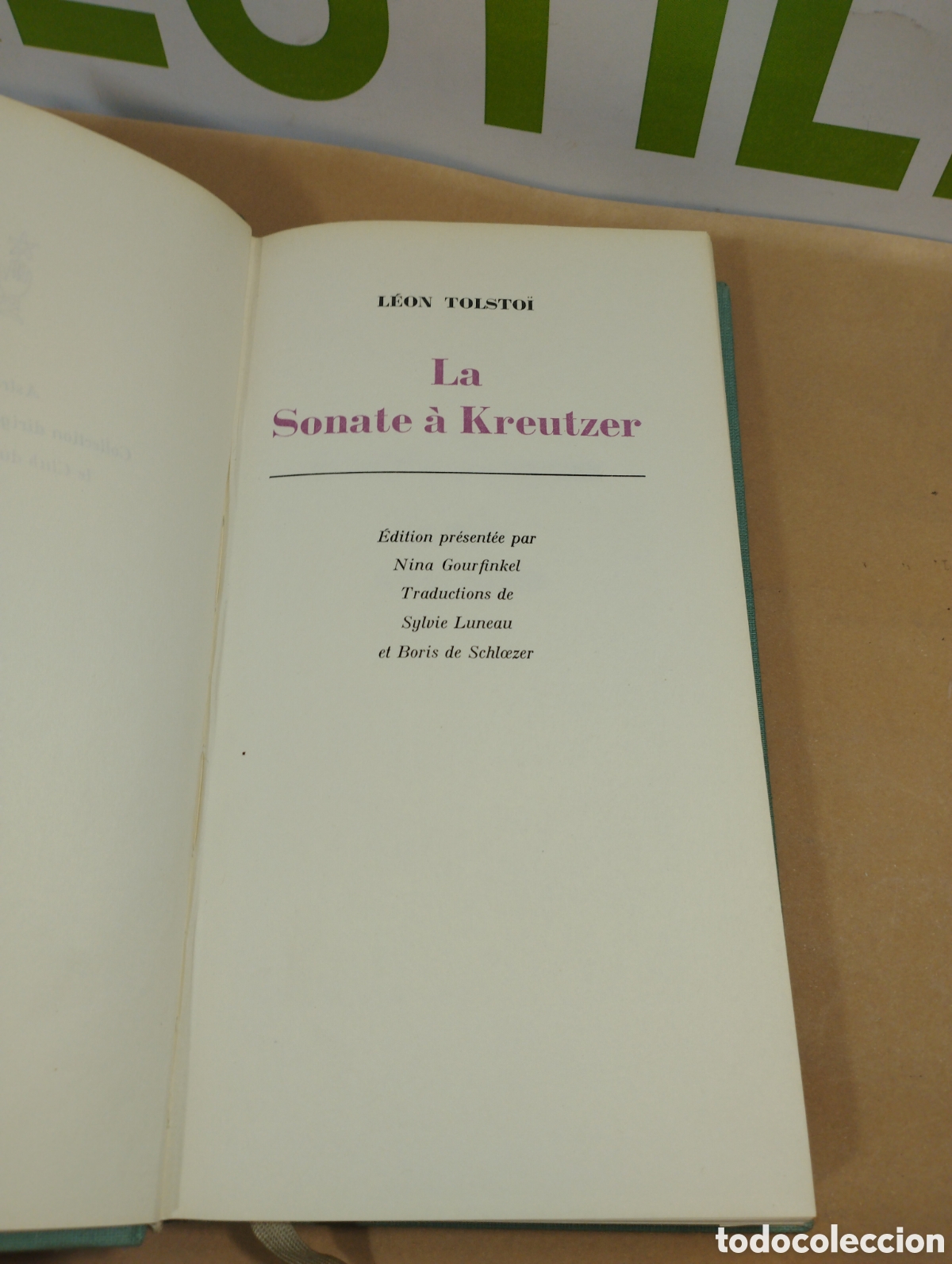 Libros de segunda mano: La sonate a kreutzer. Le&oacute;n Tolst&oacute;i. - Foto 4