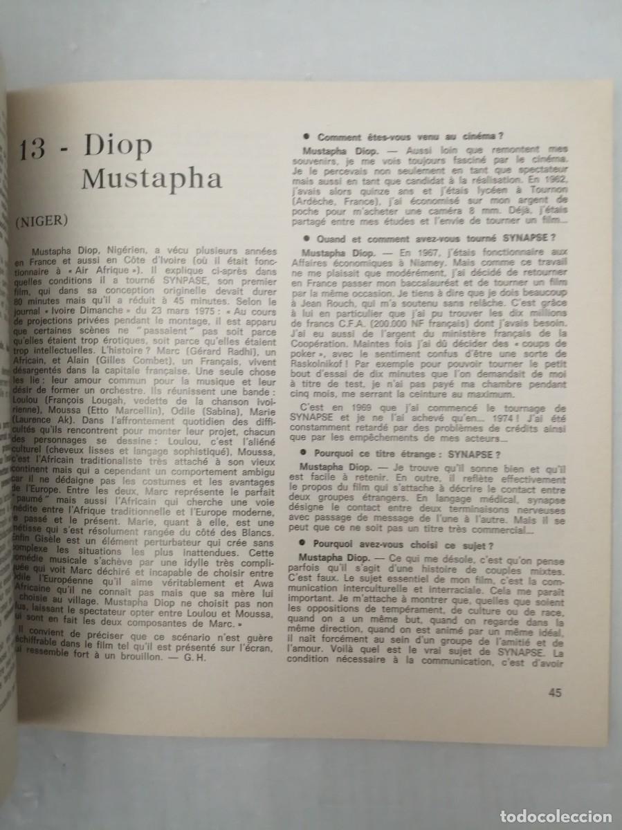 Libros de segunda mano: Cineastes dAfrique Noire - Foto 5