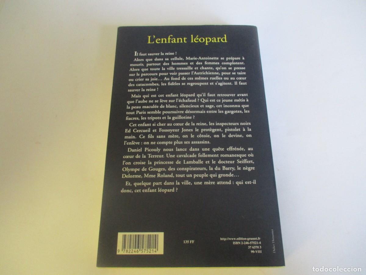 Libros de segunda mano: DANIEL PICOULY L&acute;enfant l&eacute;opard (franc&eacute;s) W19406 - Foto 2