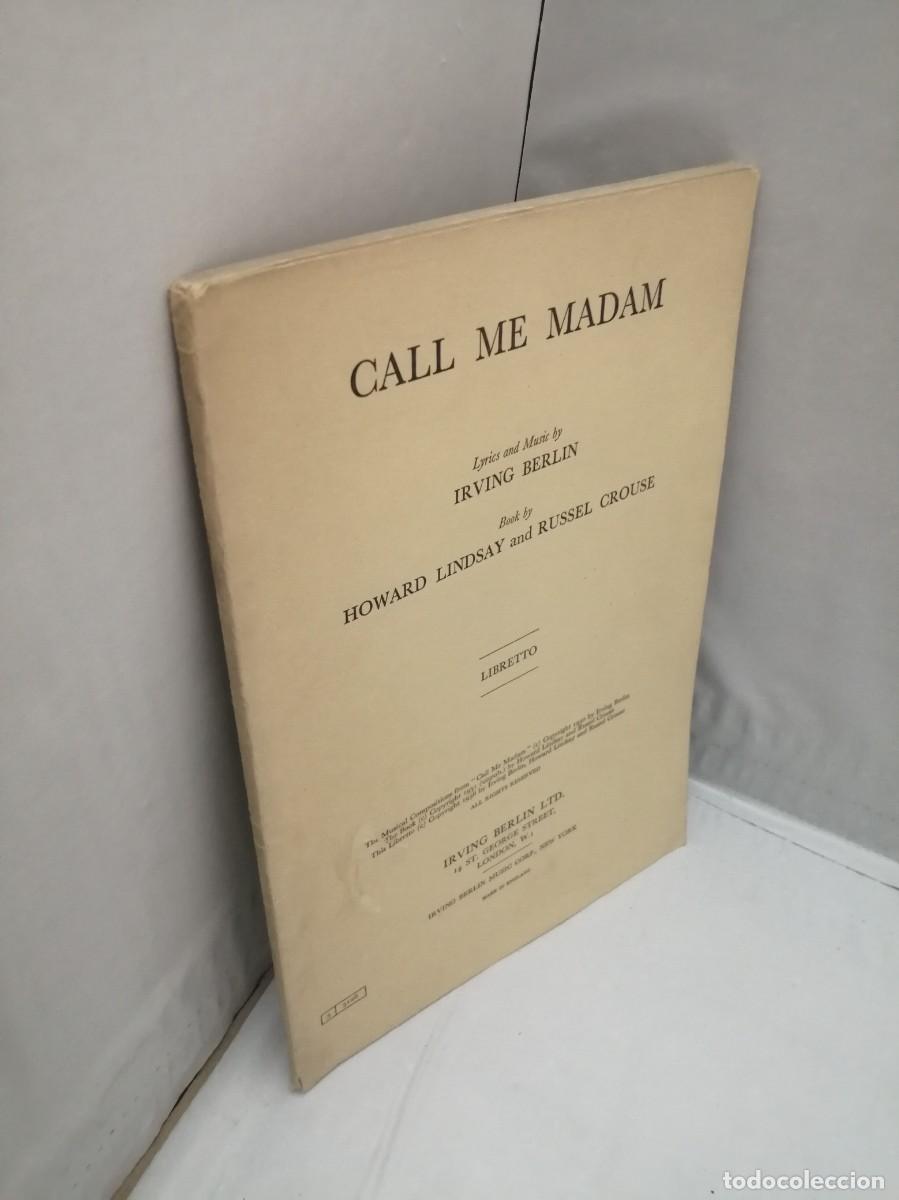 Libros de segunda mano: Call Me Madam. LIBRETTO 1958 - Foto 3