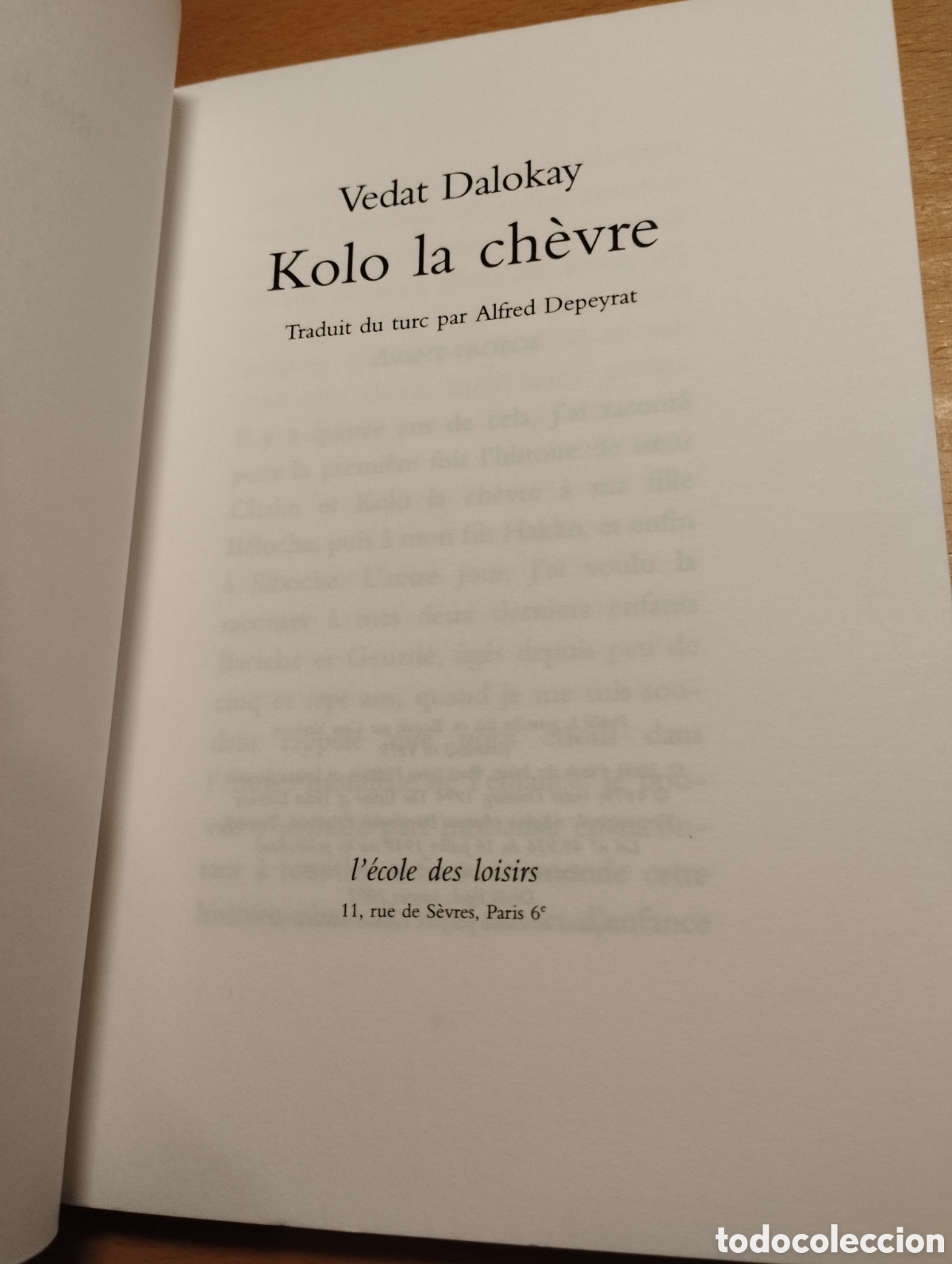Libros de segunda mano: KOLO LA CH&Egrave;VRE (VEDAT DALOKAY) - Foto 2