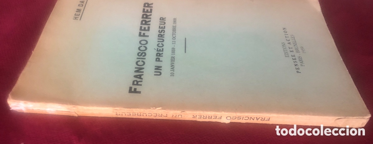 Libros de segunda mano: FRANCISCO FERRER UN PRECURSEUR-1959. - Foto 4