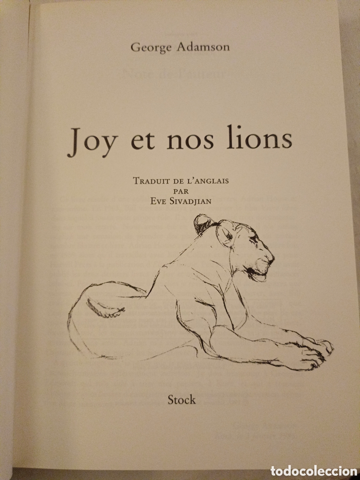 Libros de segunda mano: Joy et nos lions/ libro ilustrado - Foto 2
