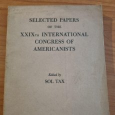 Libros de segunda mano: INDIAN TRIBES OF ABORIGINAL AMERICA. ED: SOL TAX. CHICAGO,1952