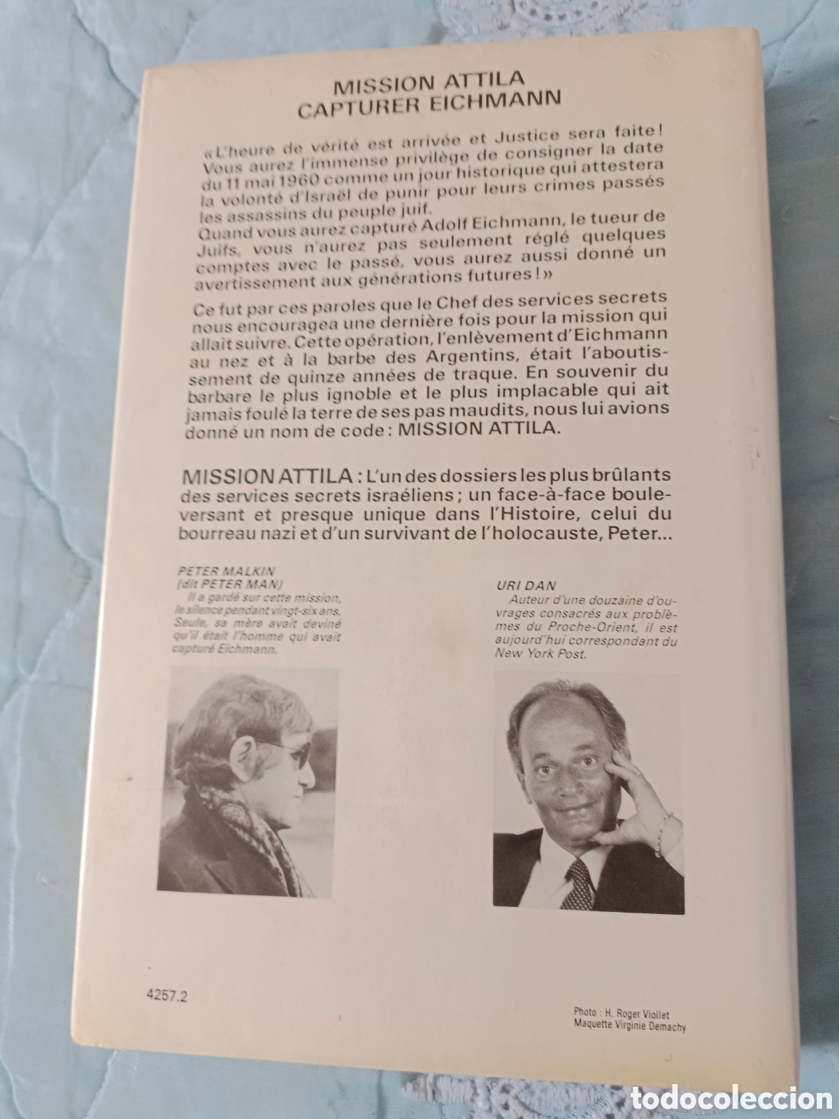 Libros de segunda mano: Capturer Eichmann de Peter Man - Foto 2