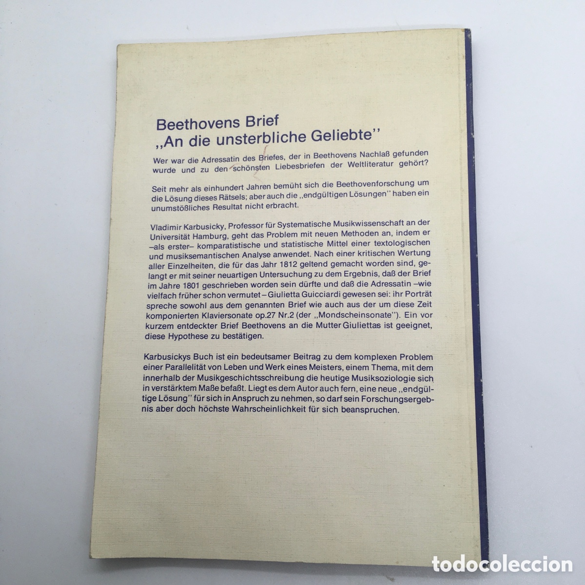 Libros de segunda mano: Libro sobre Beethoven en Alem&aacute;n - Foto 2
