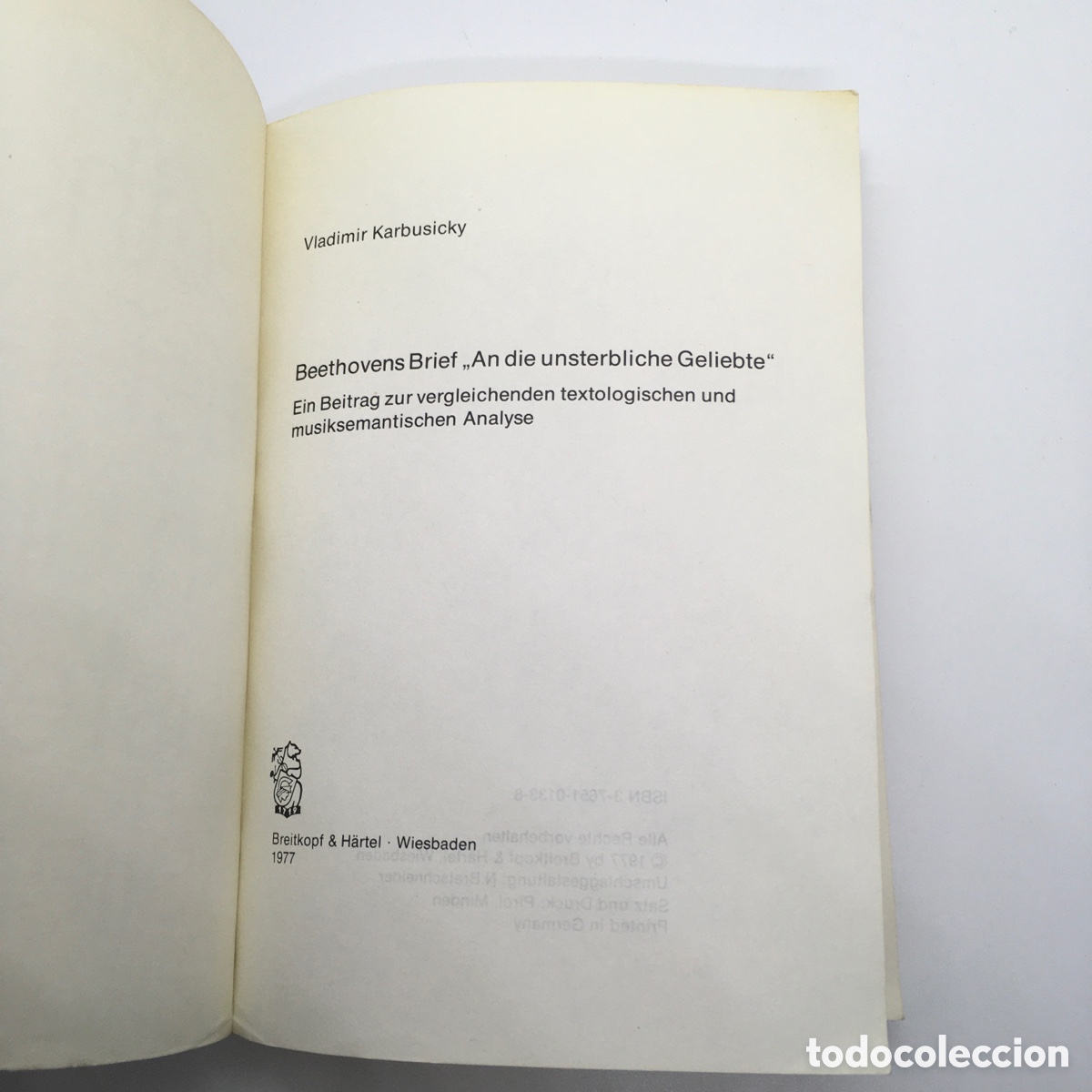 Libros de segunda mano: Libro sobre Beethoven en Alem&aacute;n - Foto 3