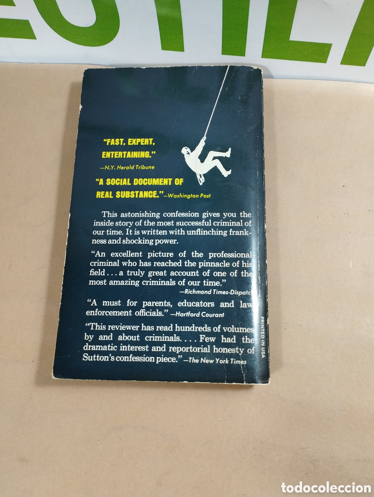 Libros de segunda mano: I, Willie Sutton. By Quentin Reynolds. Paperback library. - Foto 2