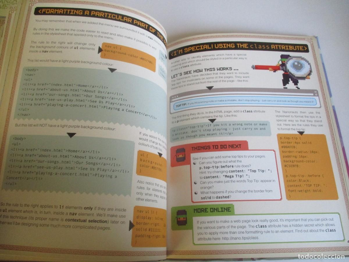 Libros de segunda mano: CODER DOJO NANO CREATE WITH CODE, Build your own Website (ingl&eacute;s) W20291 - Foto 3