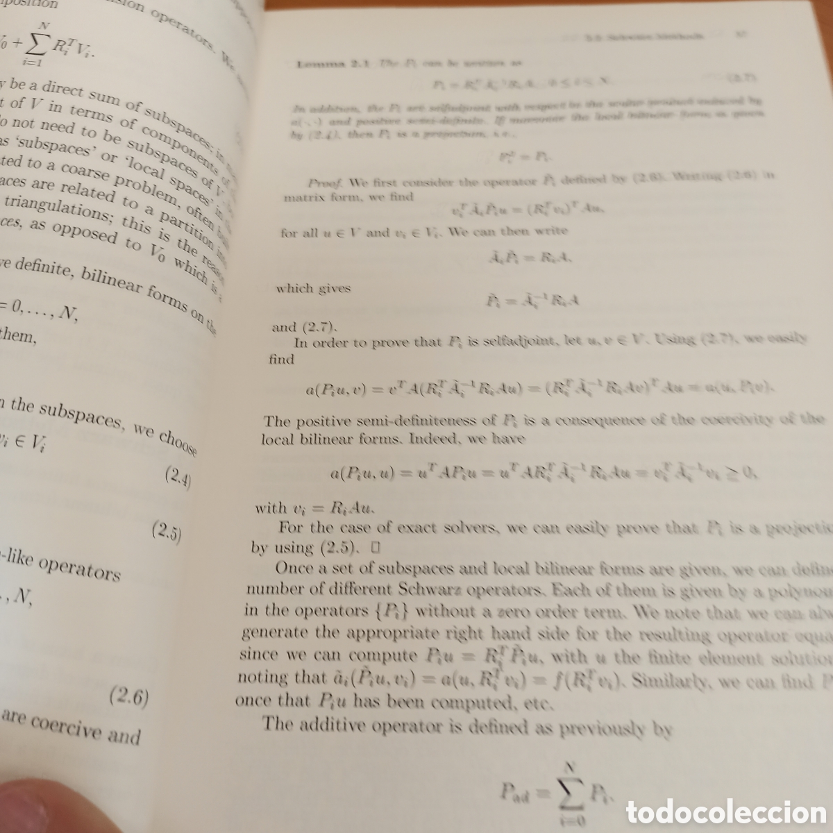 Libros de segunda mano: Domain Decomposition Methods - Algorithms and Theory (Procedente de Expurgo de Biblioteca) - Foto 2