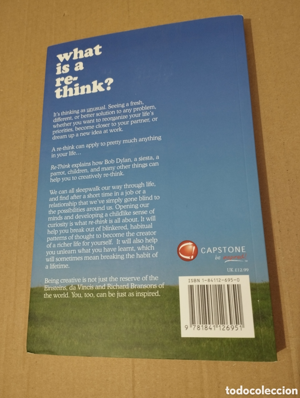 Libros de segunda mano: RE-THINK. HOW TO THINK DIFFERENTLY (NIGEL MAY BARLOW) - Foto 5