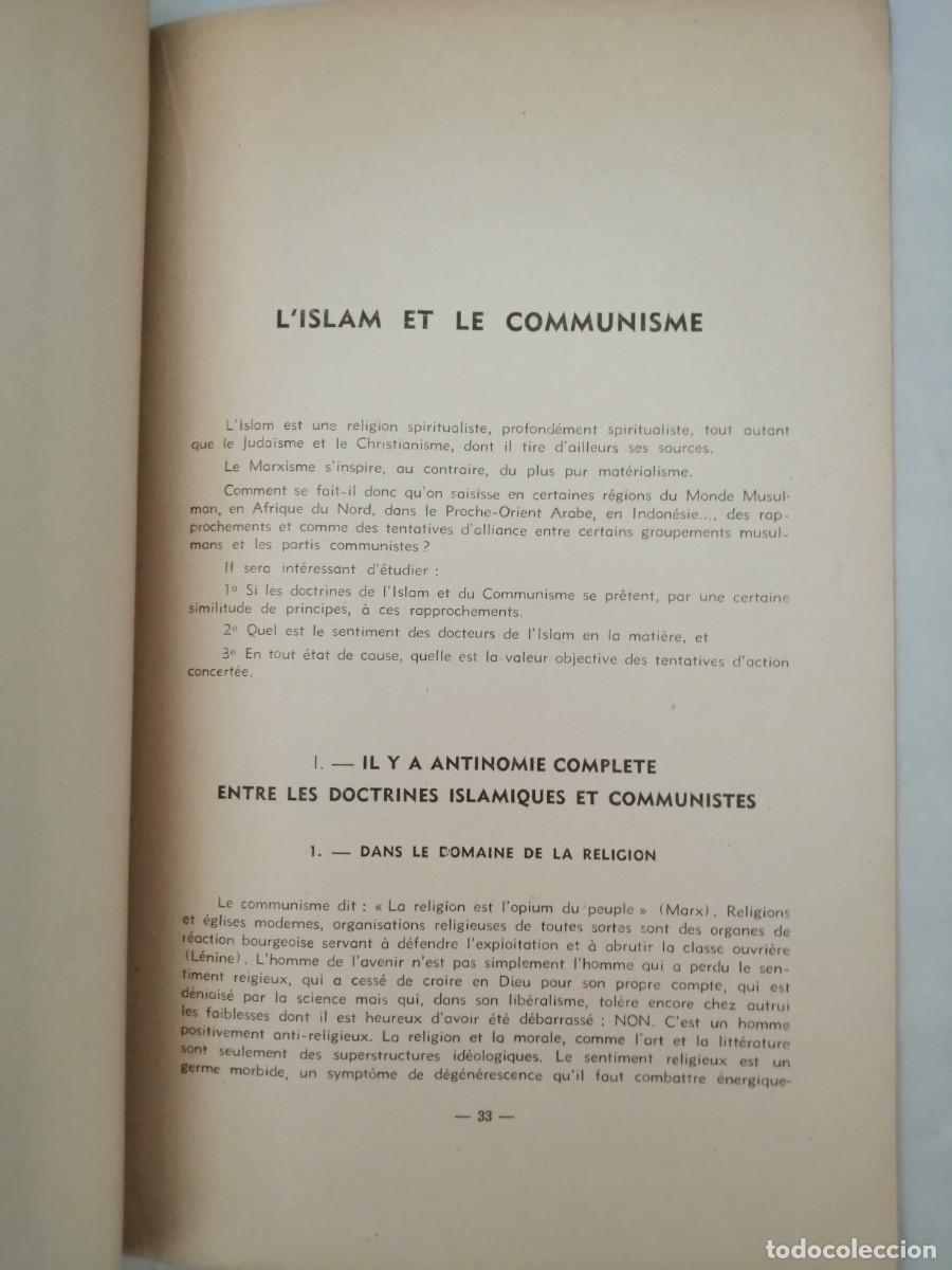 Libros de segunda mano: LIslam (Islam) et le bolchevisme - Foto 3