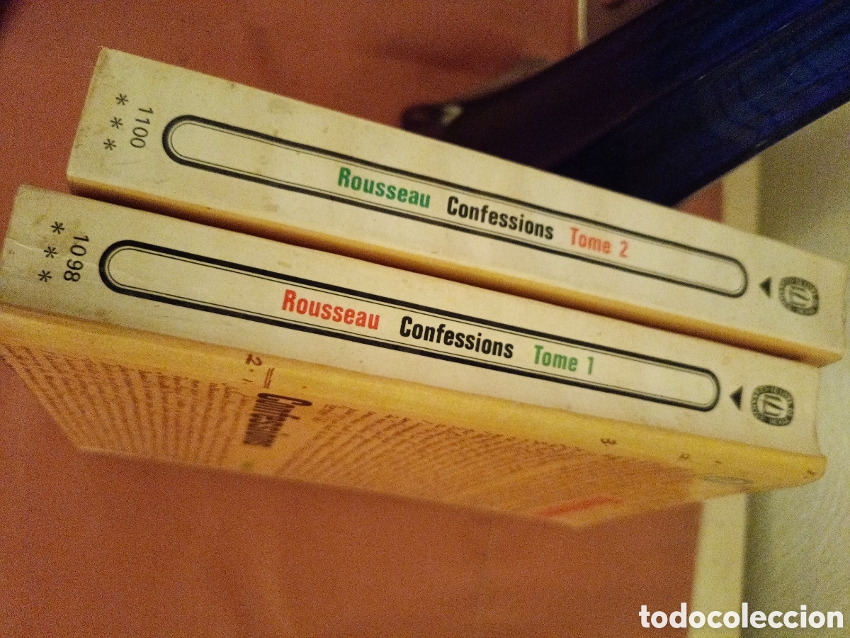 Libros de segunda mano: Confessions Rousseau 2 Tomes - Foto 5