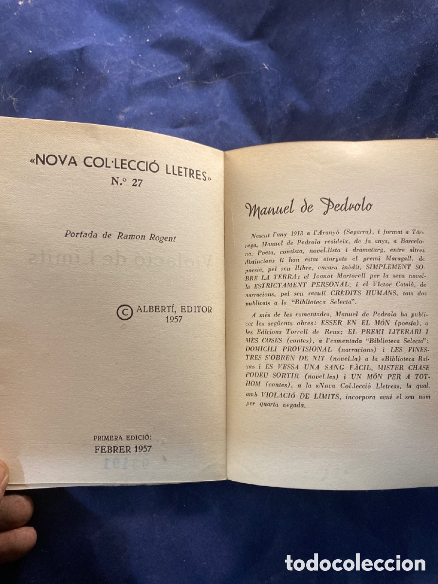 Libros de segunda mano: Violaci&oacute; de l&iacute;mits - Foto 2