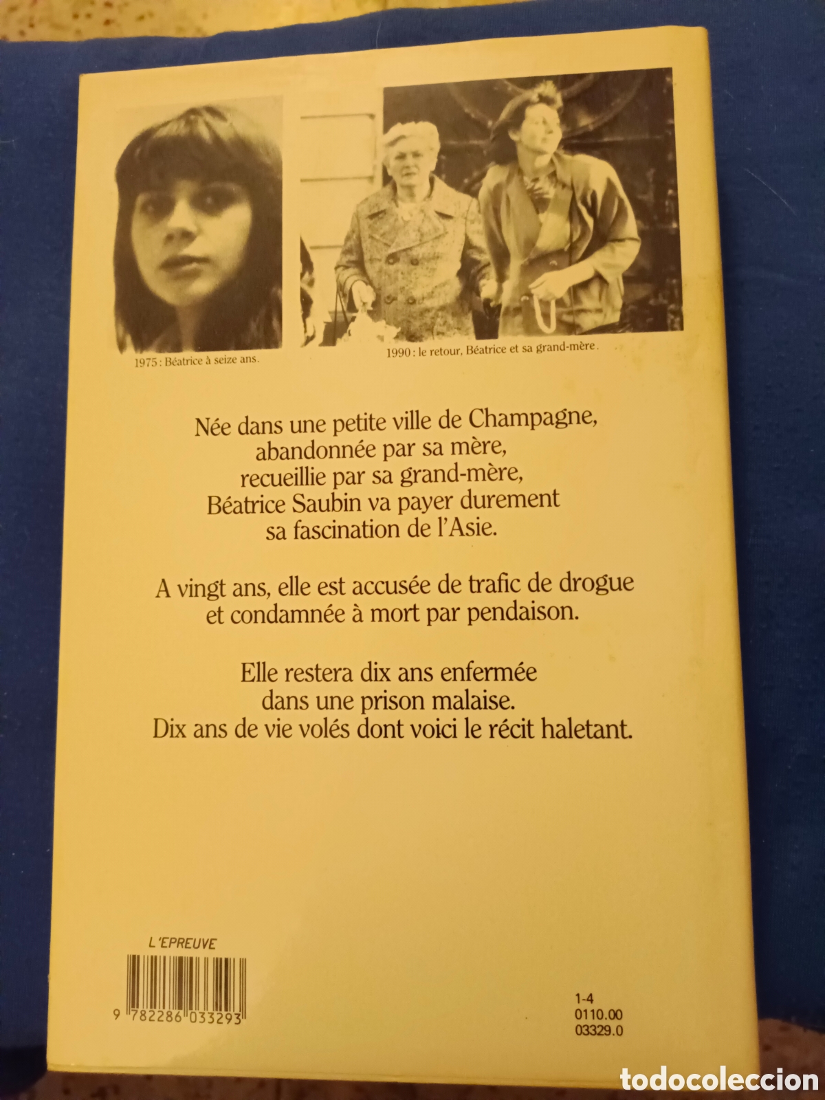 Libros de segunda mano: L`epreuve Condamn&eacute;e &agrave; Mort &agrave; 20ans - Foto 2