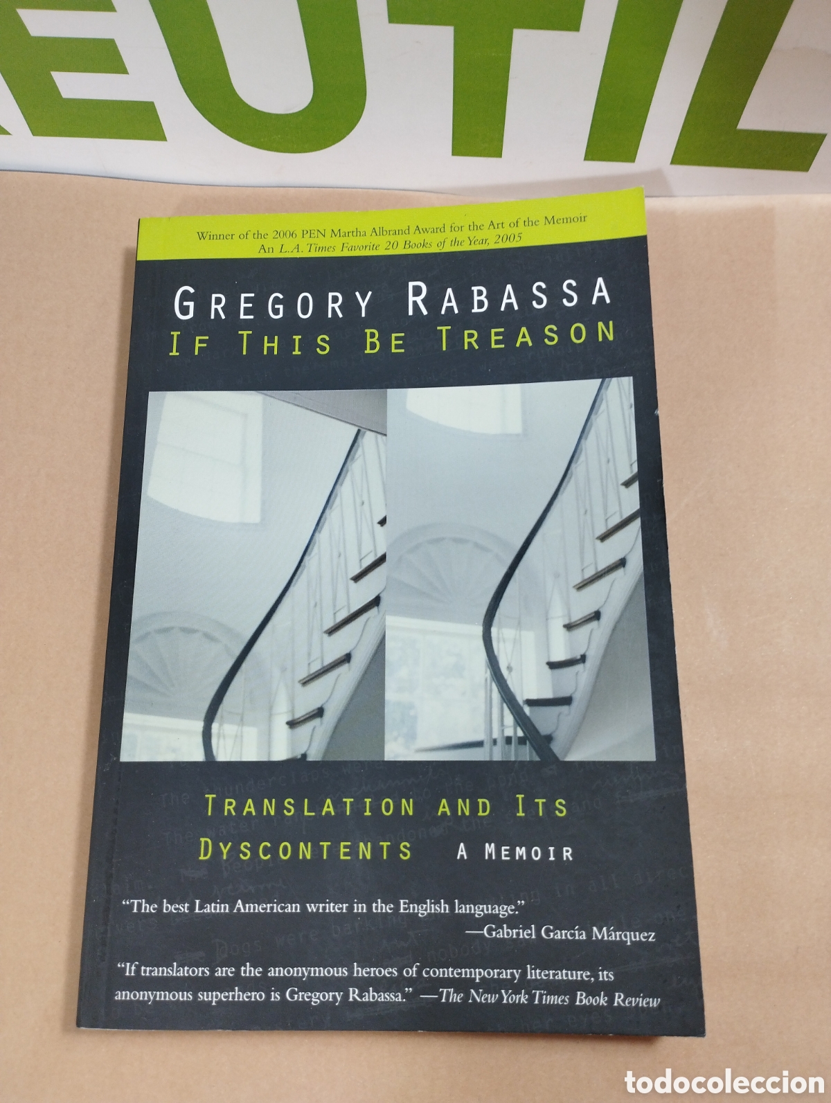 Libros de segunda mano: Gregory Rabassa. If this be treason. - Foto 1