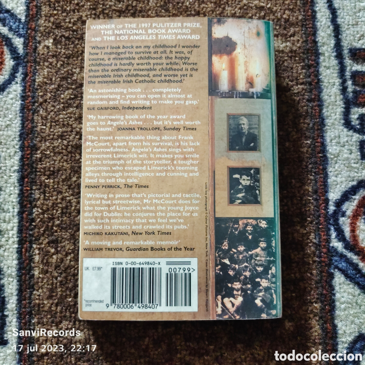 Libros de segunda mano: ANGELAS ASHER (FRANK MCCOURT) - Foto 2