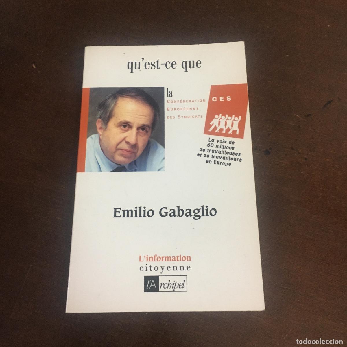Libros de segunda mano: Quest-ce que la CES- Emilio Gabaglio REF: 1189 - Foto 1