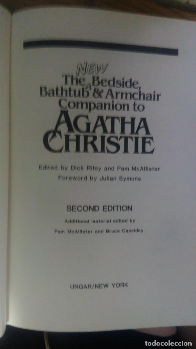 Libros de segunda mano: THE NEW BEDSIDE, BATHTUB & ARMCHAIR COMPANION TO, AGATHA CHRISTIE, RILEY MCALLISTER, UNGAR / NEWYORK