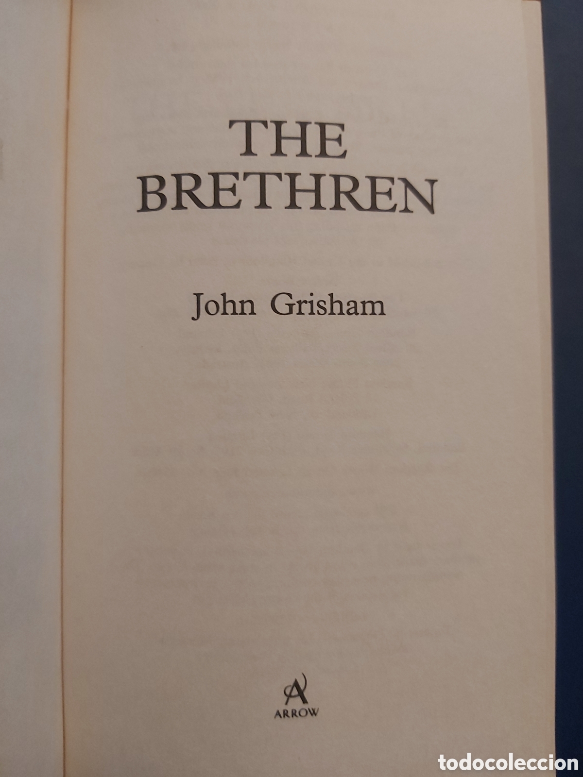 Libros de segunda mano: THE BRETHREN - JOHN GRISHAM - ARROW - 2000 - INGL&Eacute;S - Foto 2