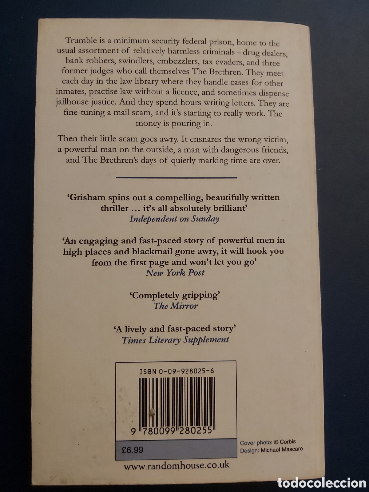 Libros de segunda mano: THE BRETHREN - JOHN GRISHAM - ARROW - 2000 - INGL&Eacute;S - Foto 5