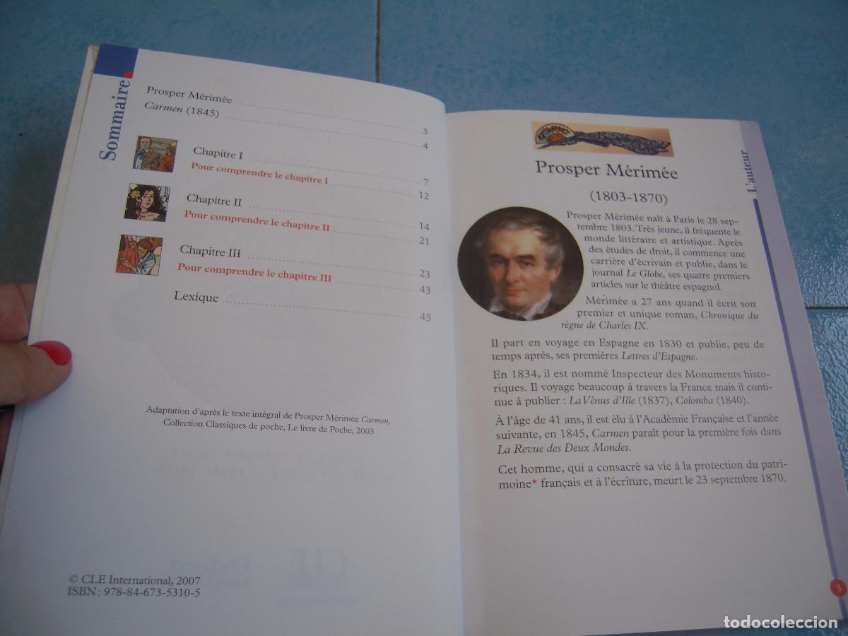 Libros de segunda mano: Libro lectura franc&eacute;s Carmen m&aacute;s CD - Foto 4