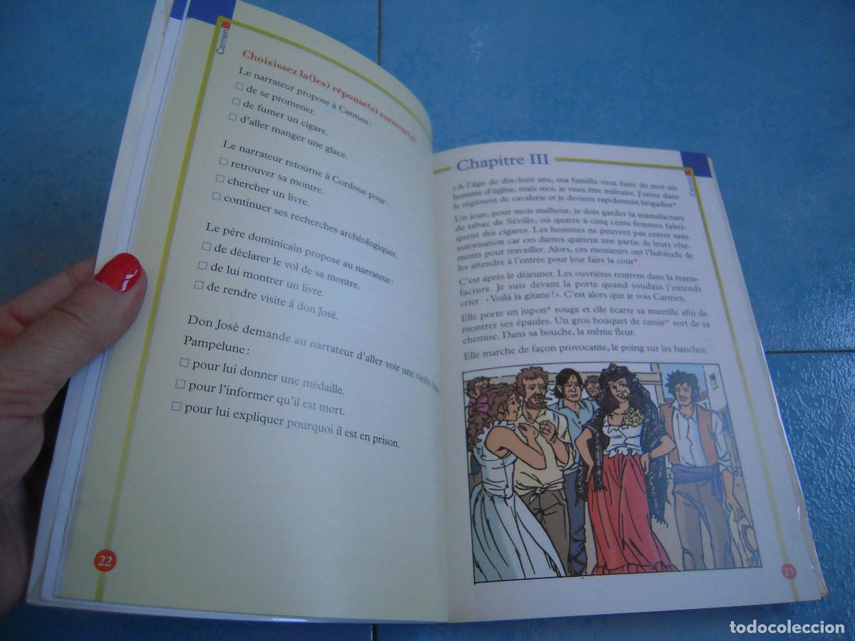 Libros de segunda mano: Libro lectura franc&eacute;s Carmen m&aacute;s CD - Foto 5