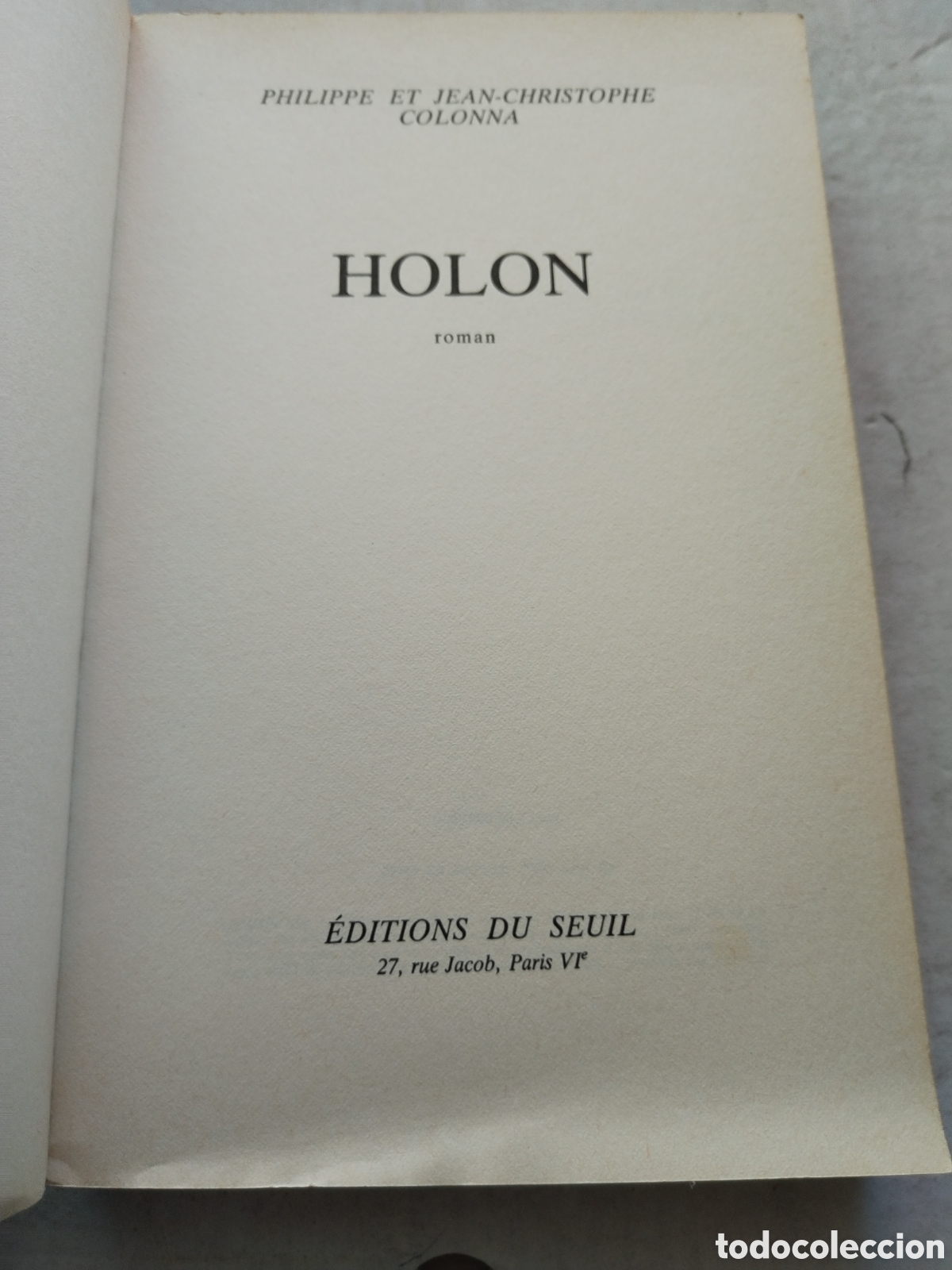 Libros de segunda mano: HOLON/COLONNA - Foto 2
