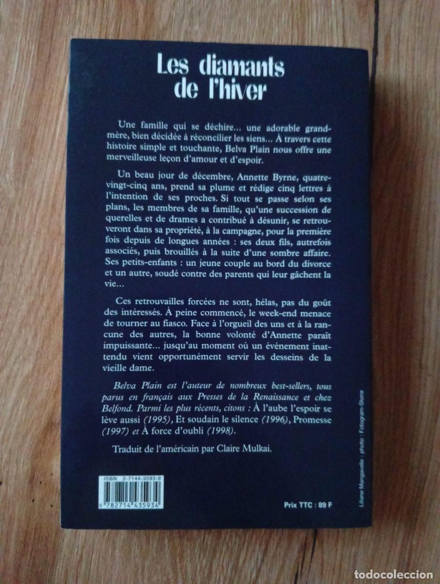 Libros de segunda mano: Les diamants de lhiver Belva Plain - Foto 2