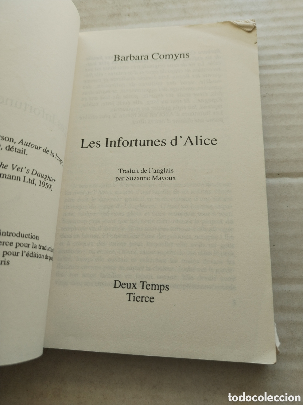 Libros de segunda mano: LES INFORTUNES DALICE/BARBARA COMYNS - Foto 2