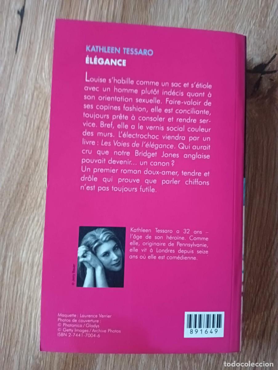 Libros de segunda mano: &Eacute;l&eacute;gance Kathleen Tessaro - Foto 2
