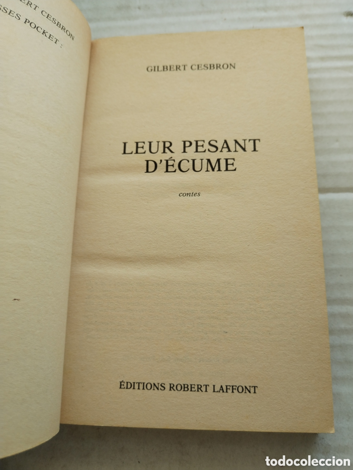 Libros de segunda mano: LEUR PESANT DECUME/GILBERT CESBRON - Foto 2
