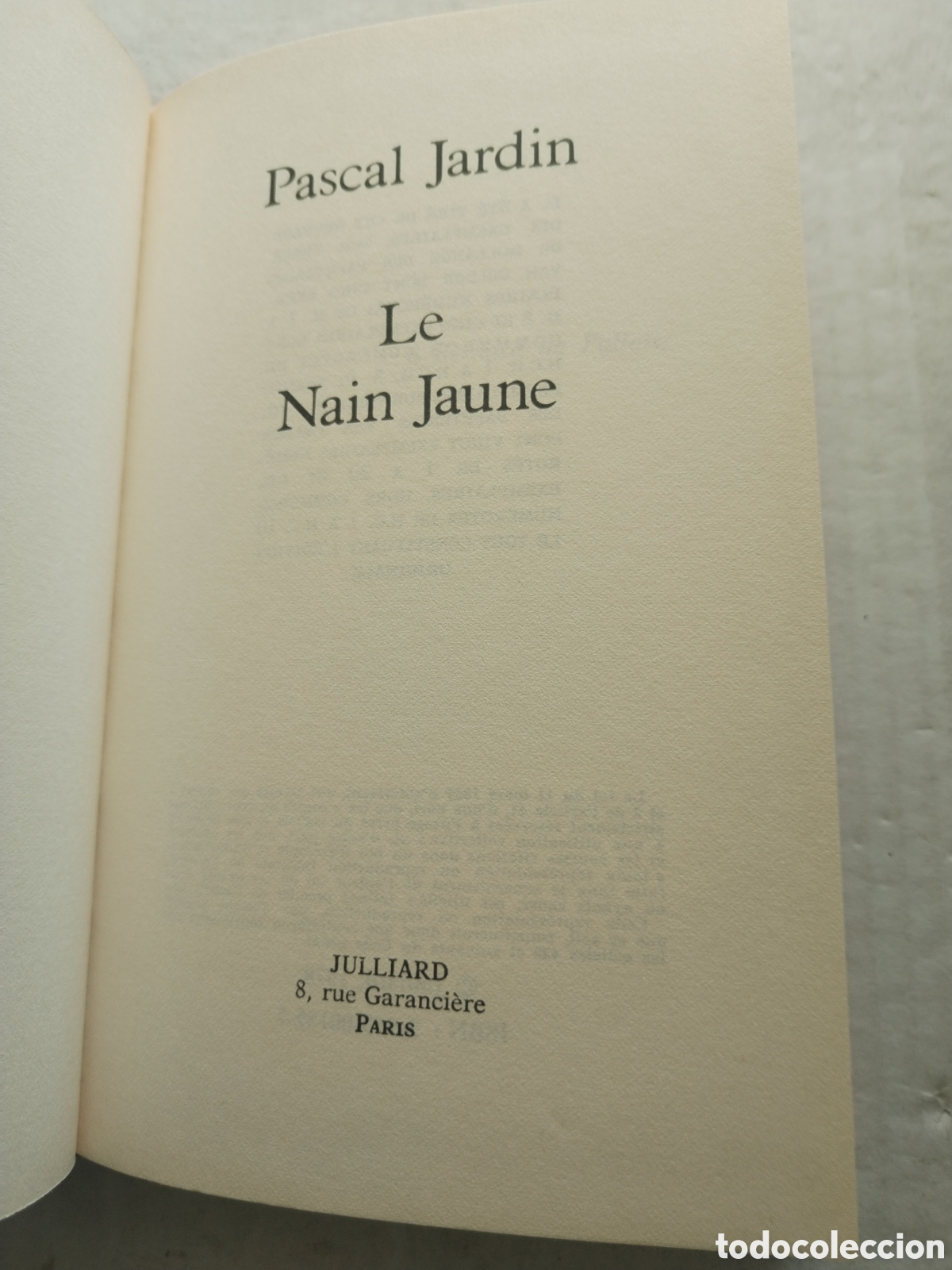Libros de segunda mano: LE NAIN JAUNE/PASCAL JARDIN - Foto 2